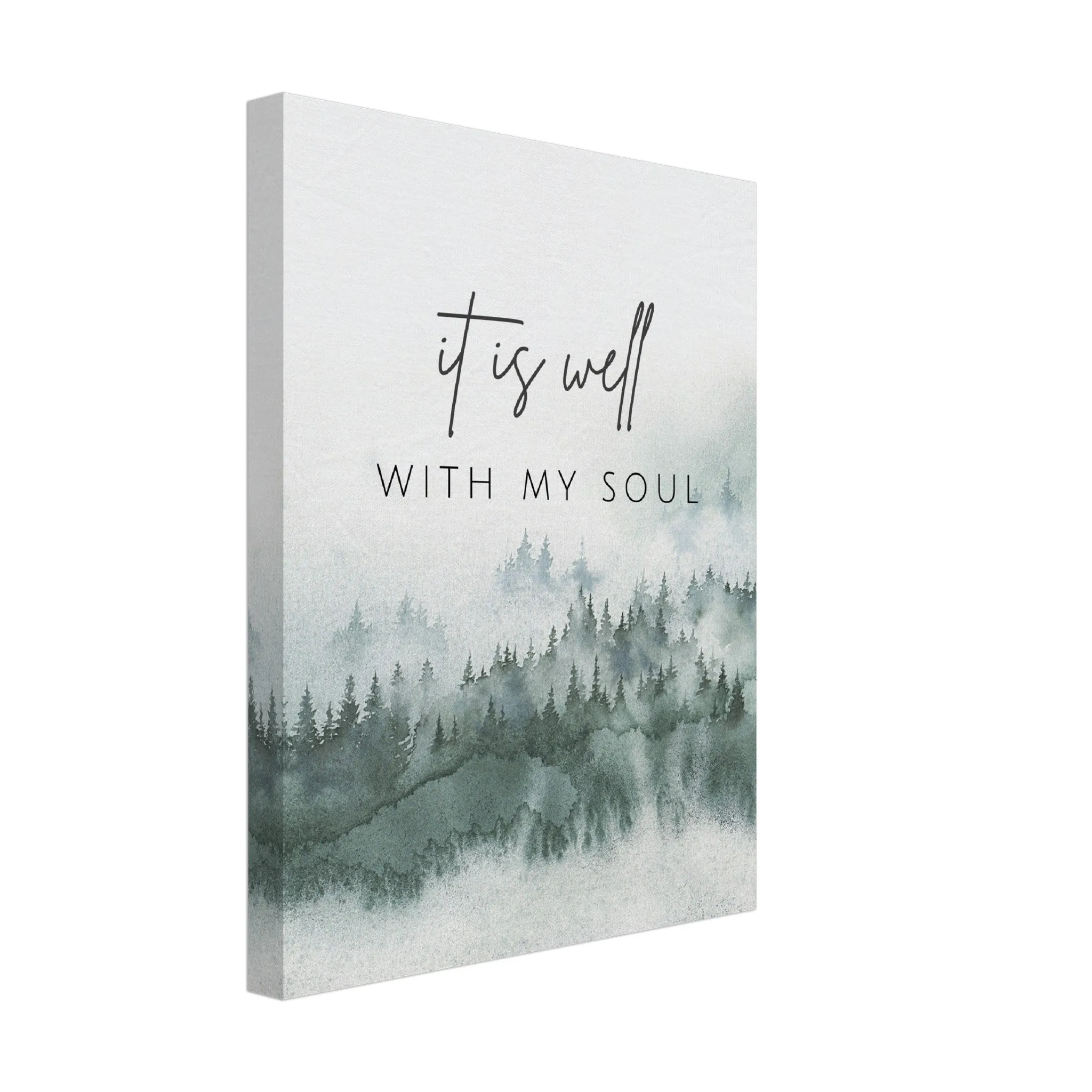 "It Is Well With My Soul" Canvas Wall Art Print