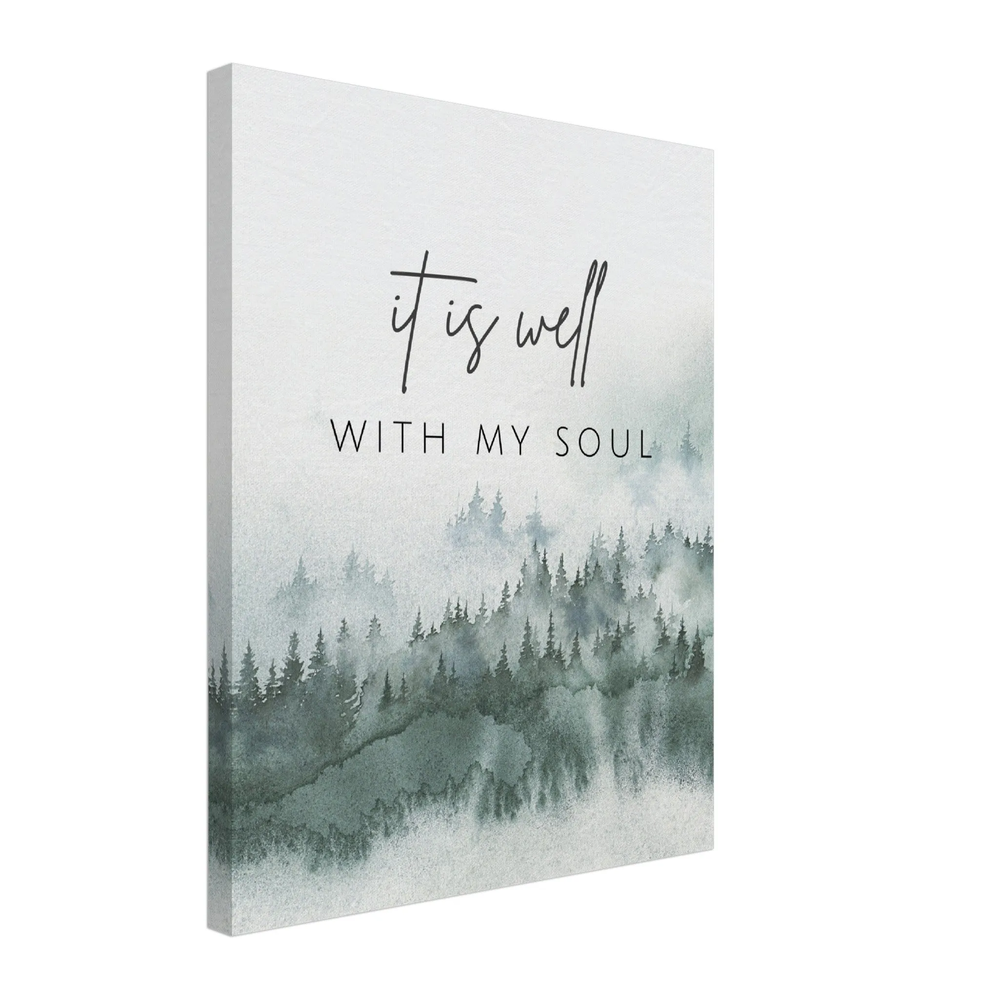"It Is Well With My Soul" Canvas Wall Art Print