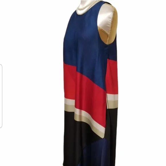 RACHEL Rachel Roy Asymmetrical Sleeveless Midi Dress Size M
