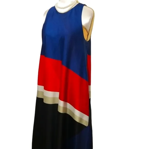 RACHEL Rachel Roy Asymmetrical Sleeveless Midi Dress Size M