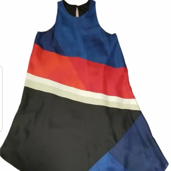 RACHEL Rachel Roy Asymmetrical Sleeveless Midi Dress Size M