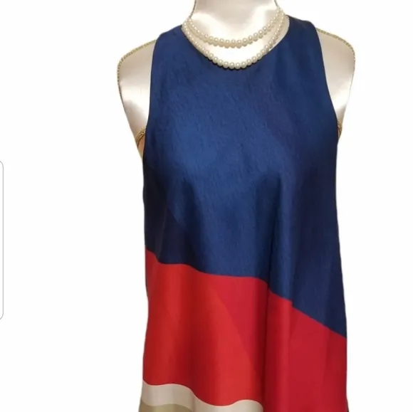 RACHEL Rachel Roy Asymmetrical Sleeveless Midi Dress Size M