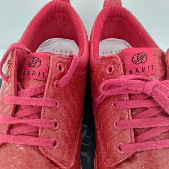 Radii The Jax Snake Print Blood Python Low Top Sneakers