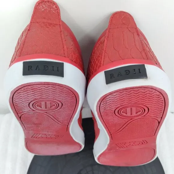 Radii The Jax Snake Print Blood Python Low Top Sneakers