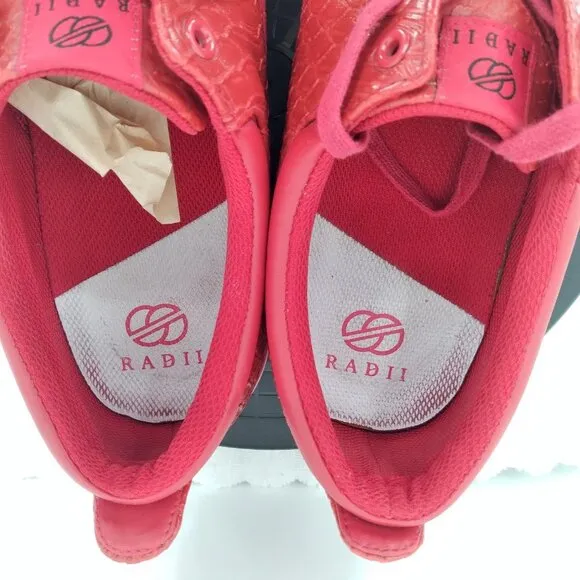 Radii The Jax Snake Print Blood Python Low Top Sneakers