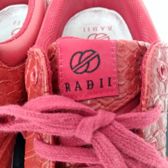 Radii The Jax Snake Print Blood Python Low Top Sneakers