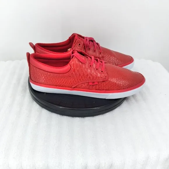 Radii The Jax Snake Print Blood Python Low Top Sneakers