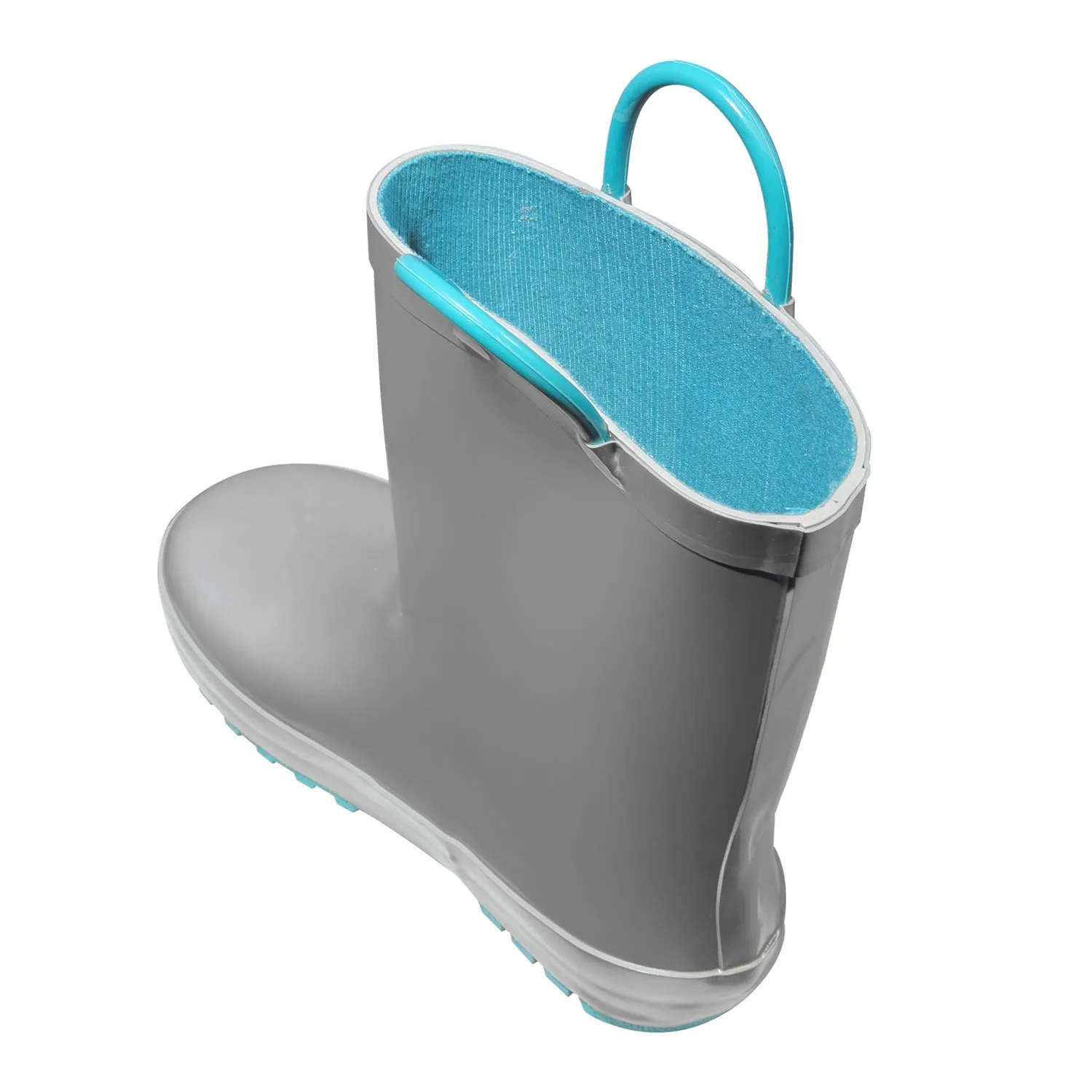 Rainbow Glitter Stars Waterproof Rubber Rain Boots