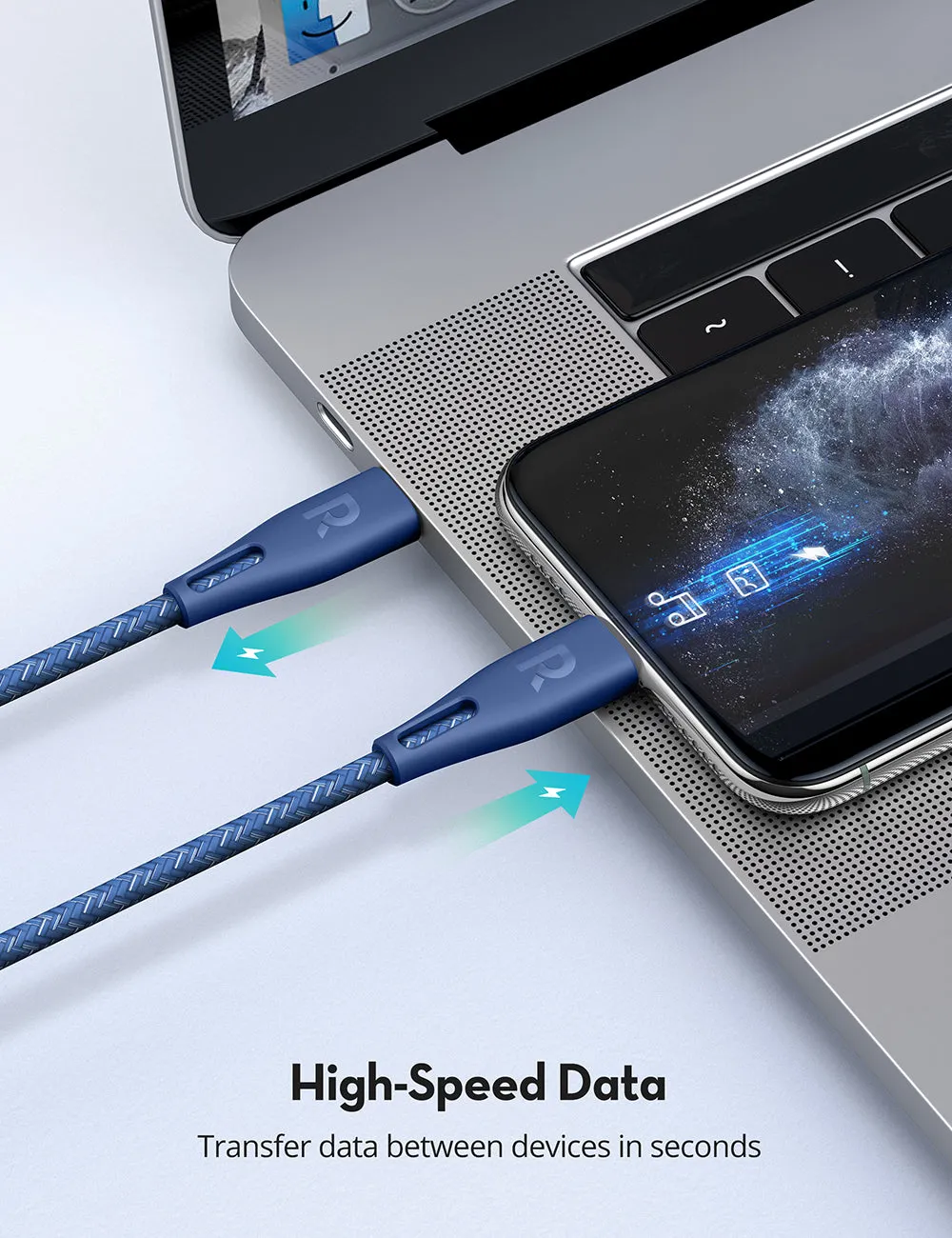 RAVPower - C-Lightning Cable Blue