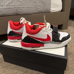 Red and Black Athletic Sneakers