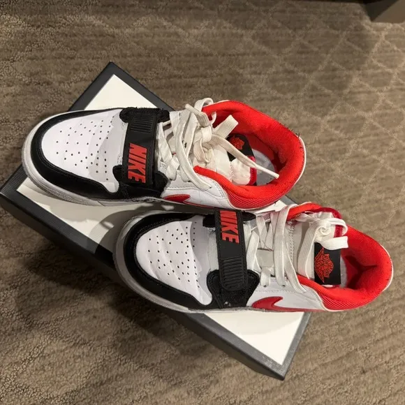 Red and Black Athletic Sneakers