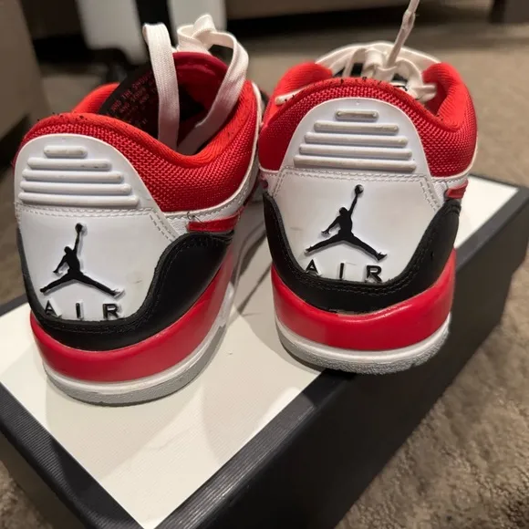 Red and Black Athletic Sneakers