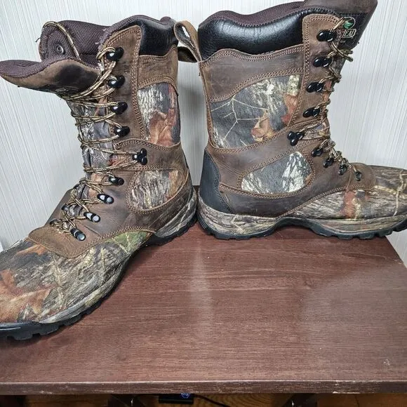RedHead Mens Expedition Ultra‎ BONE-DRY Insulated Waterproof Boots Camo Size 11