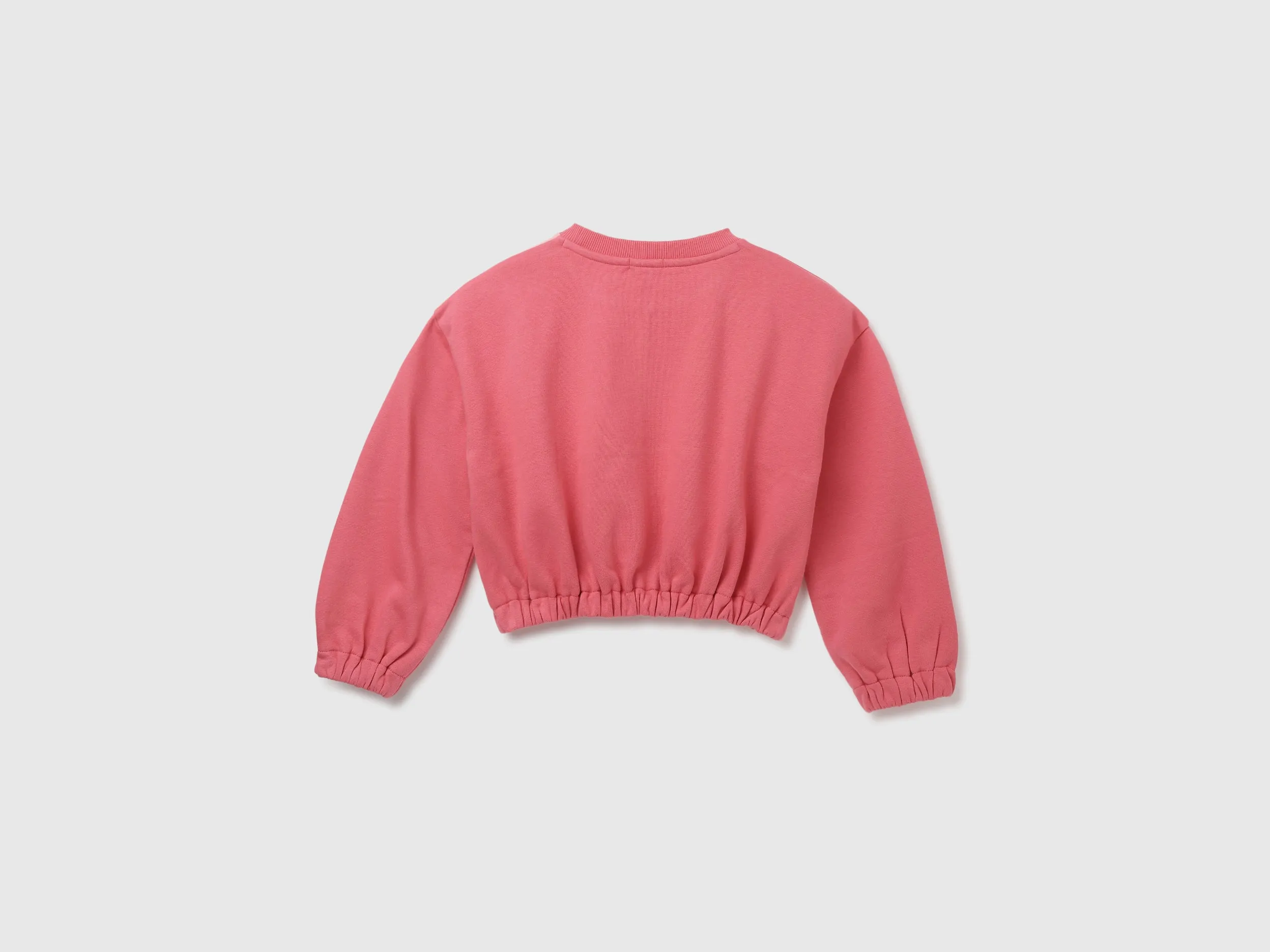 Regular Fit Crew Neck Colorblocked Girl's Sweatshirt