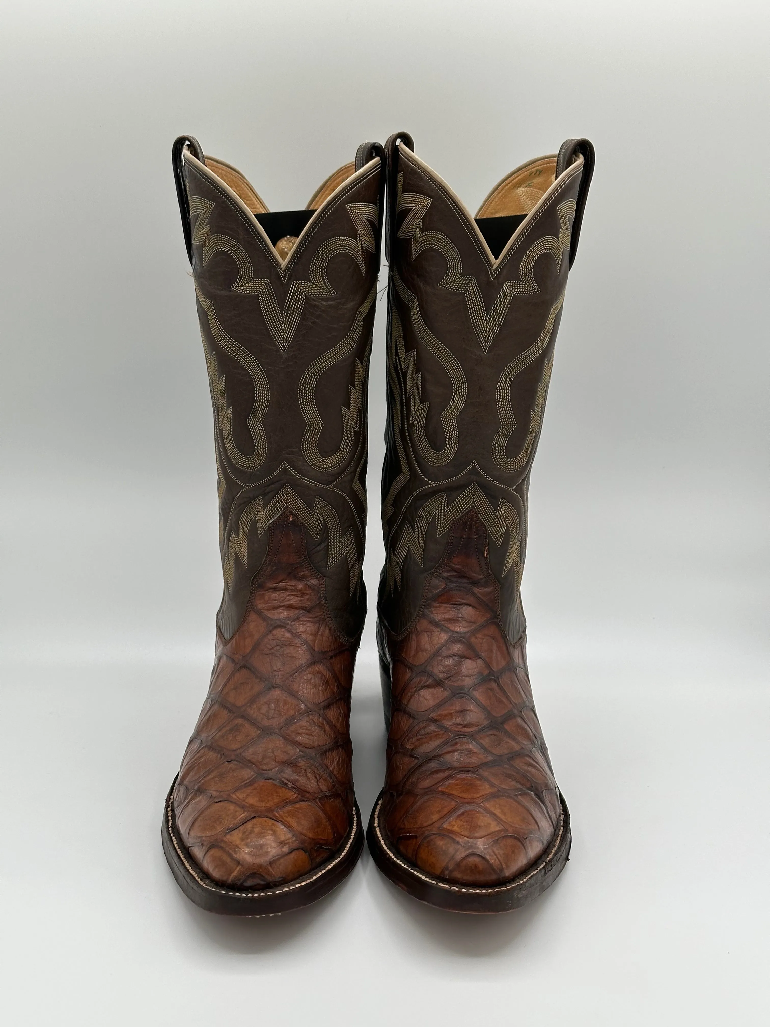 Rios Boot Company Custom Preban Anteater Cowboy Boots size 8 D