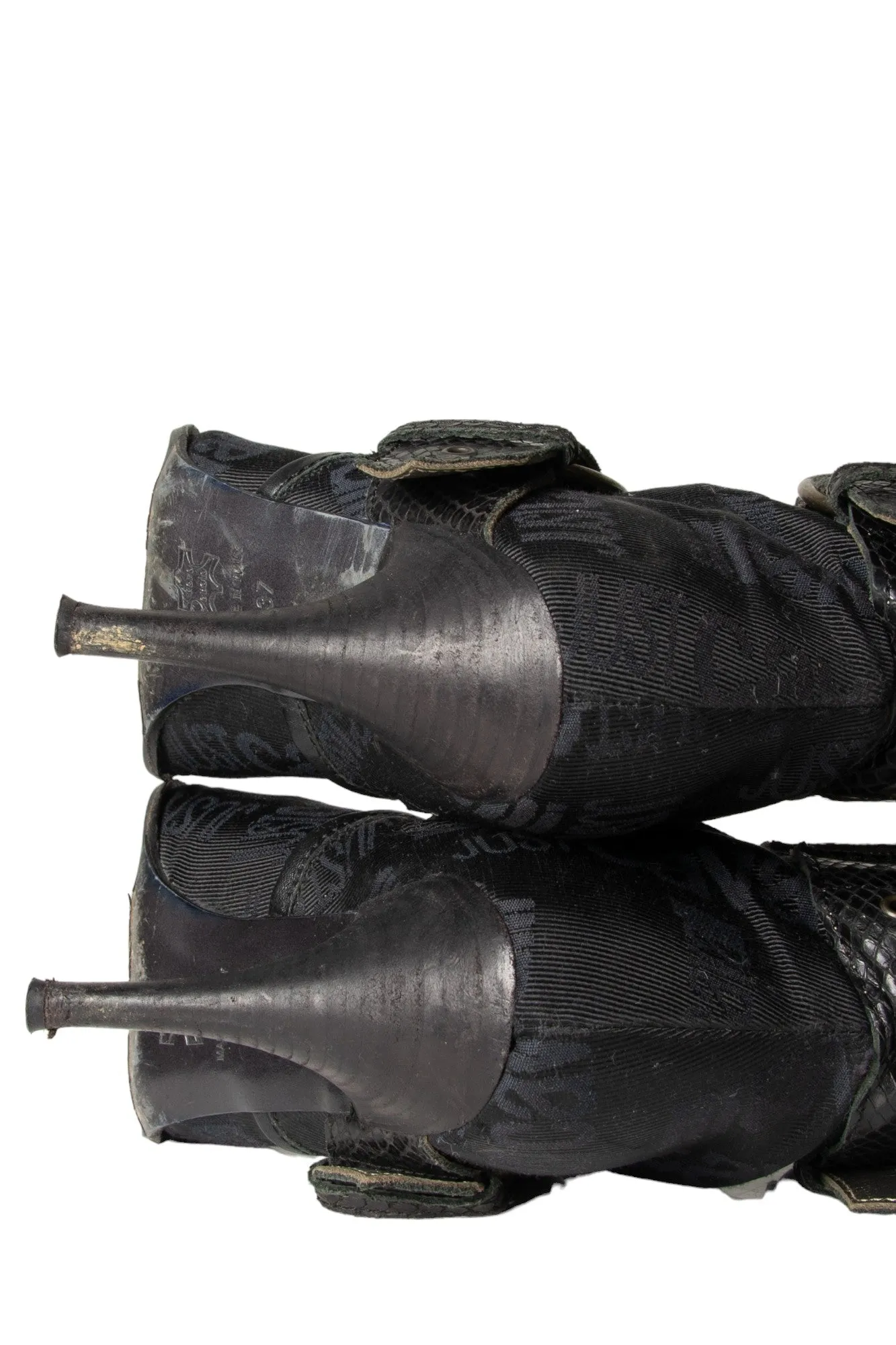 Roberto Cavalli Buckle Boots