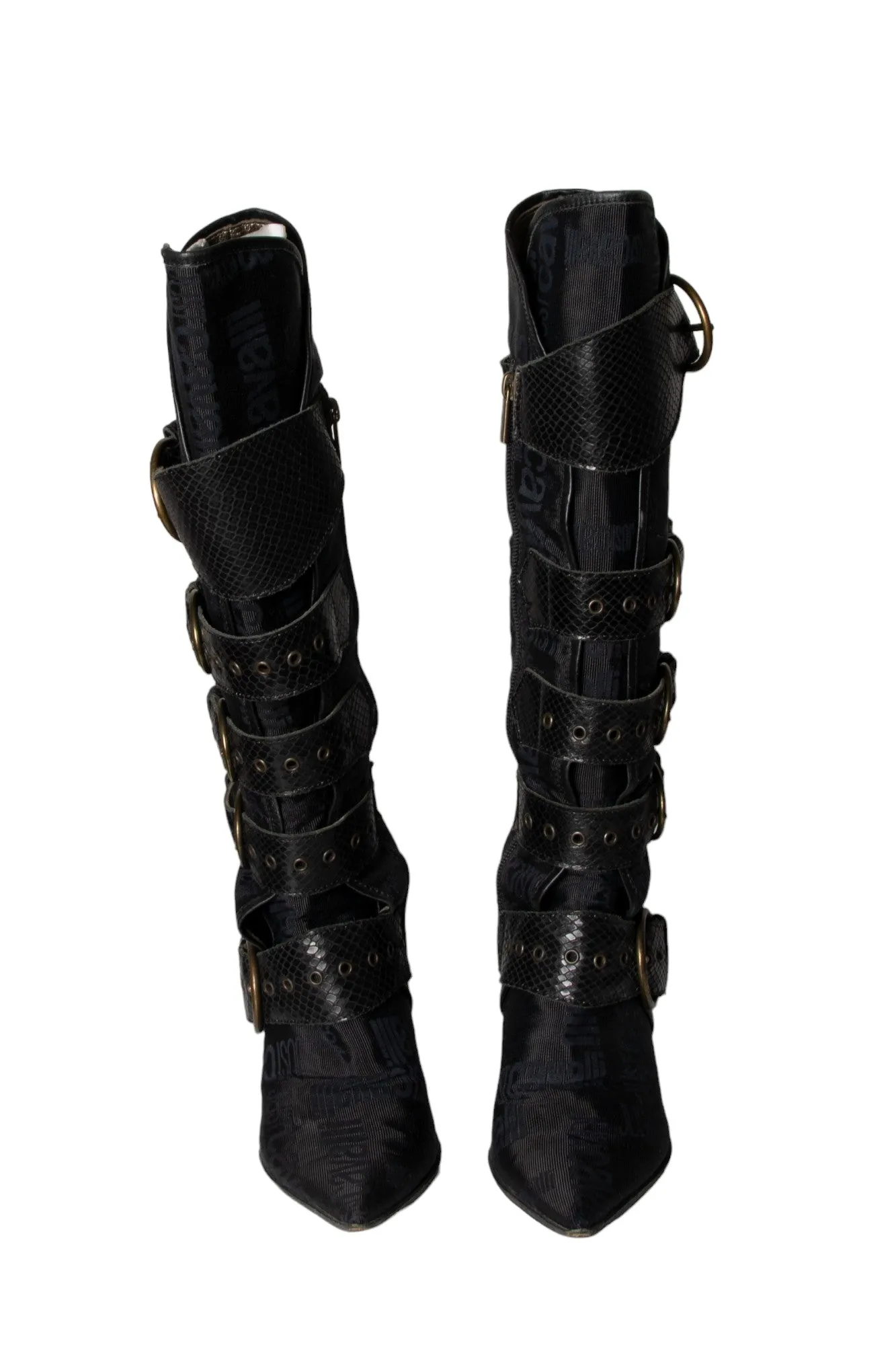 Roberto Cavalli Buckle Boots