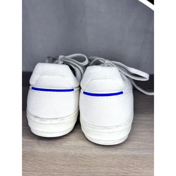 Rothys RS02 Lace Up Knit Sneakers Bone Natural Cream White 12.5W/11M