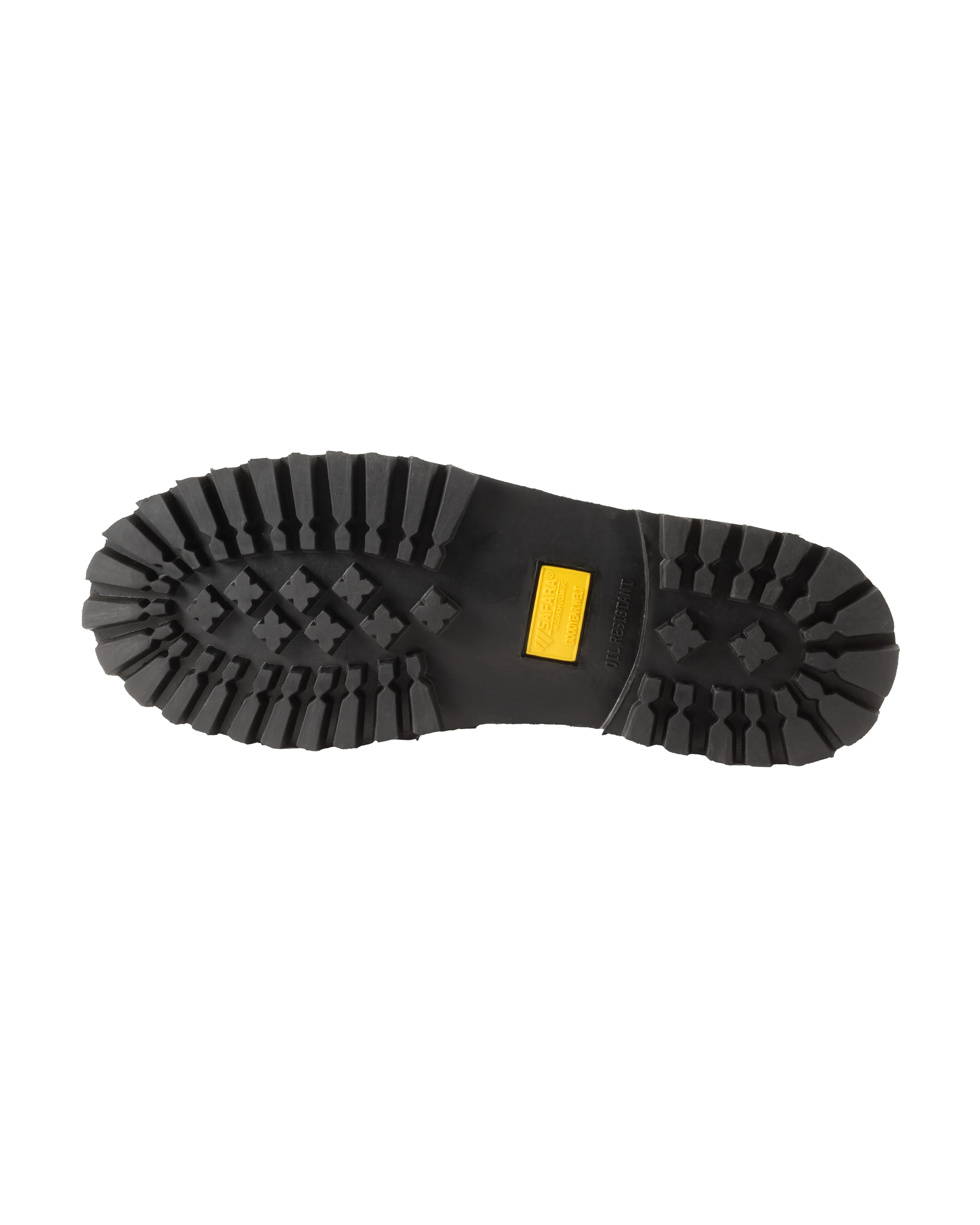Safara Premium Black Nubuck Water Resistant Work Boots (61200)