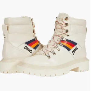 Sam Edelman Circus  Striped Combat Boots Size 8.5