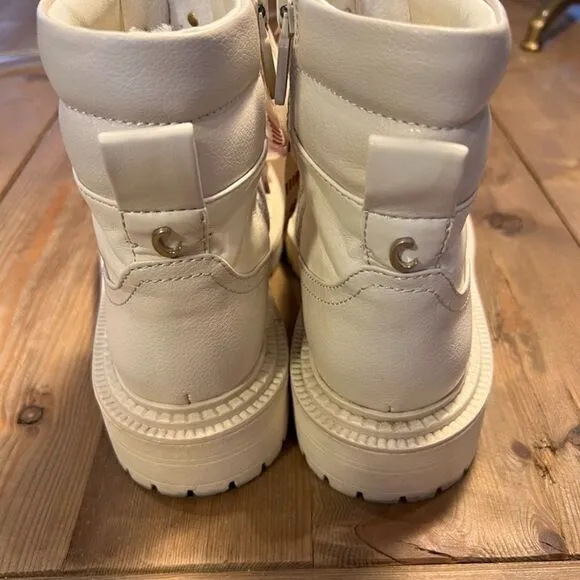 Sam Edelman Circus  Striped Combat Boots Size 8.5