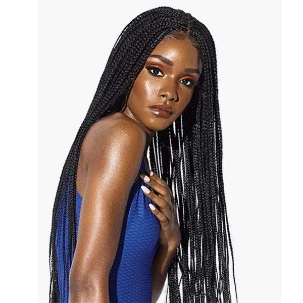 Sensationnel Cloud9 Ruwa 4x4 Swiss Braided Lace Front Wig - BOX BRAID 36"