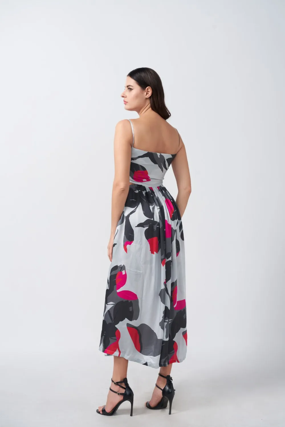 Serene Grace Silk Dress