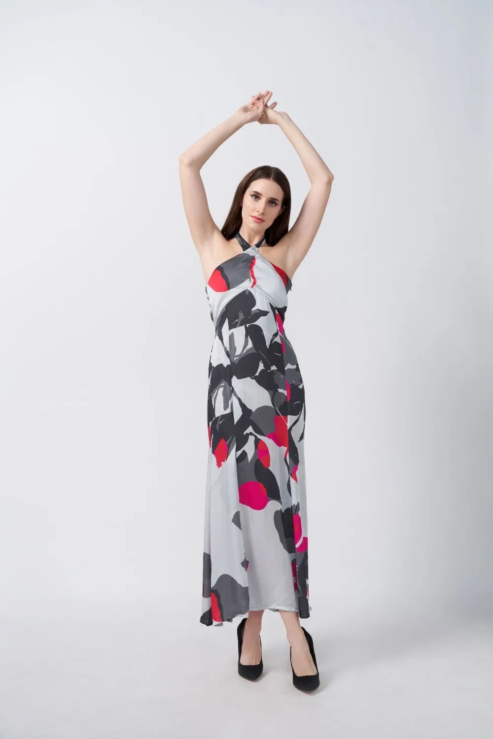 Serene Grace Silk Dress