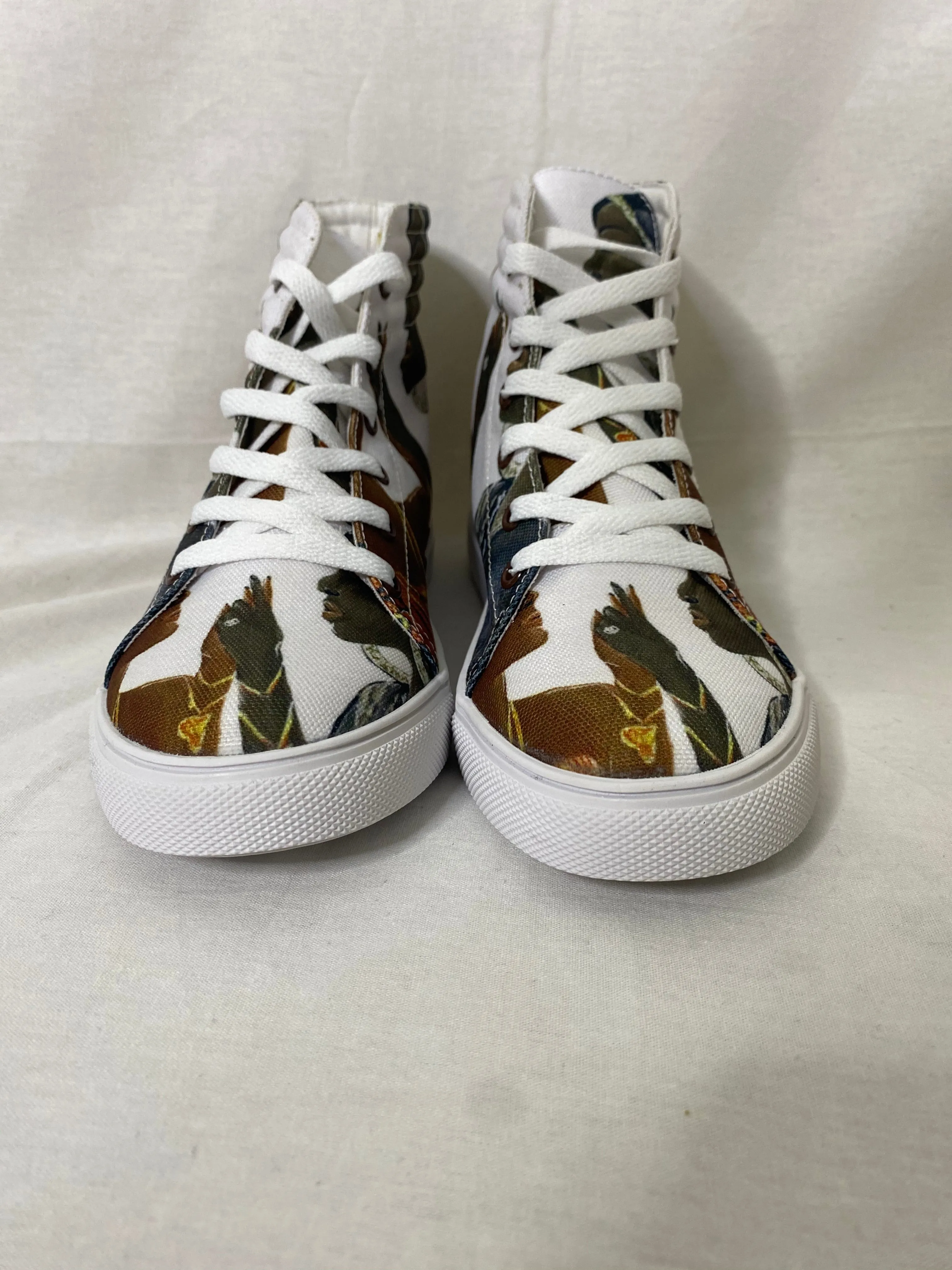 Shades of Melanin High-Top Sneakers