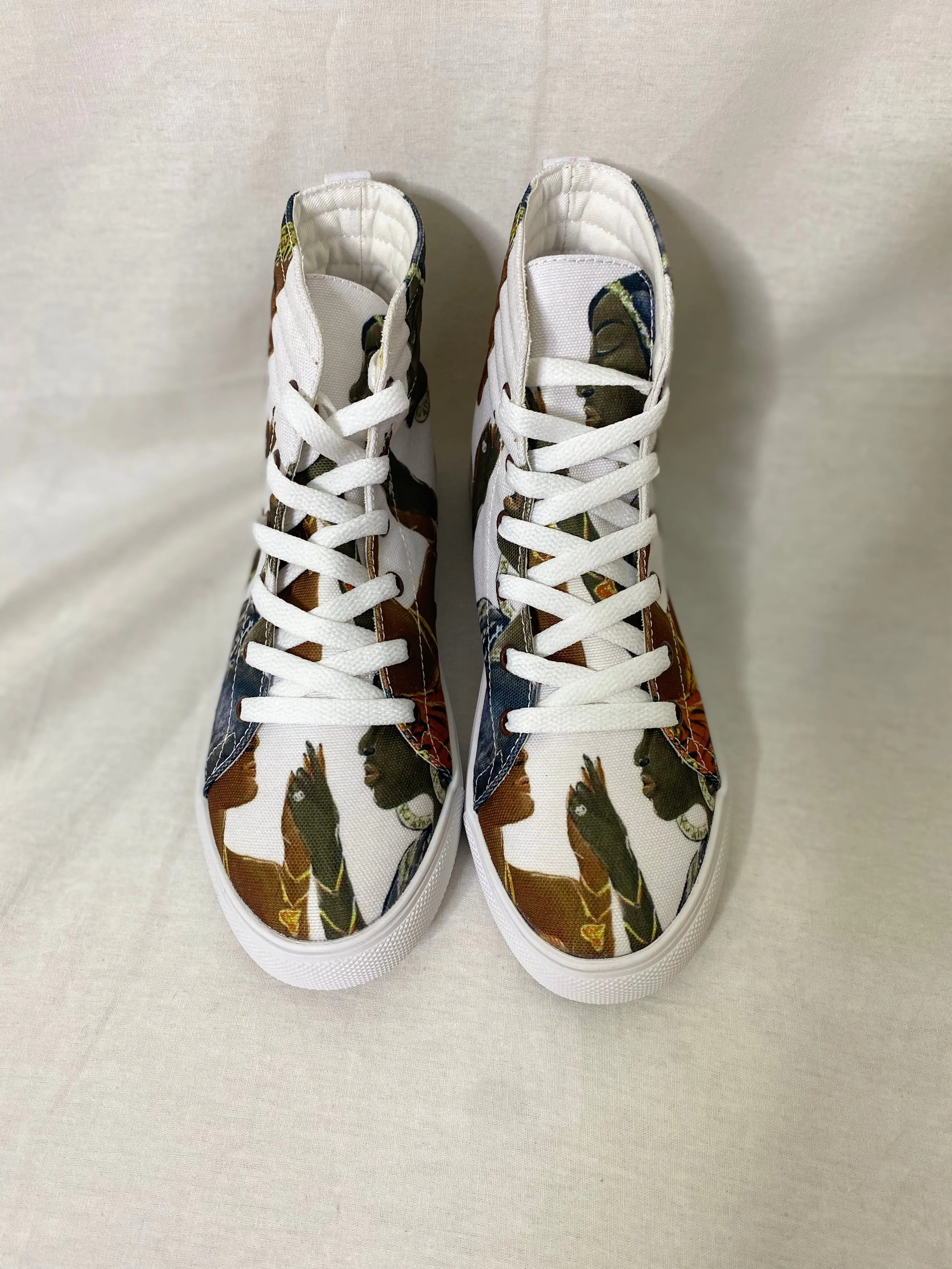 Shades of Melanin High-Top Sneakers