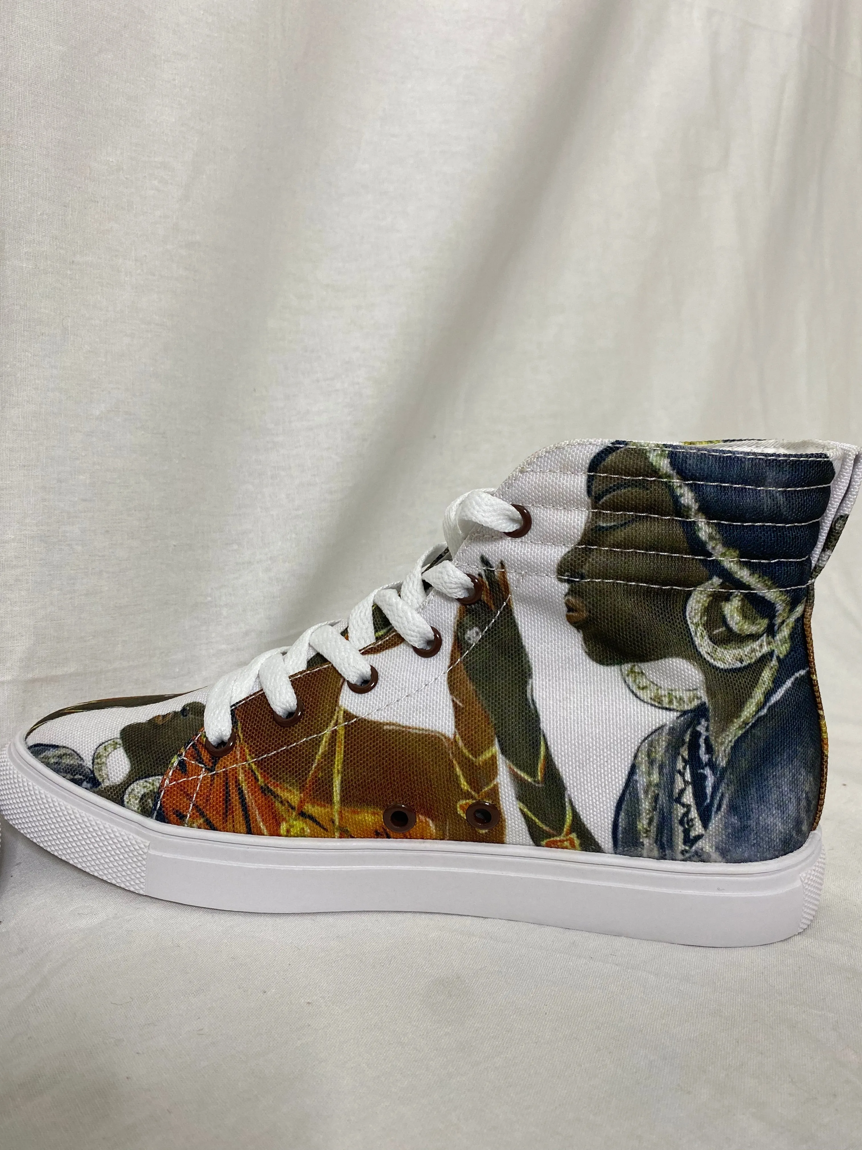 Shades of Melanin High-Top Sneakers