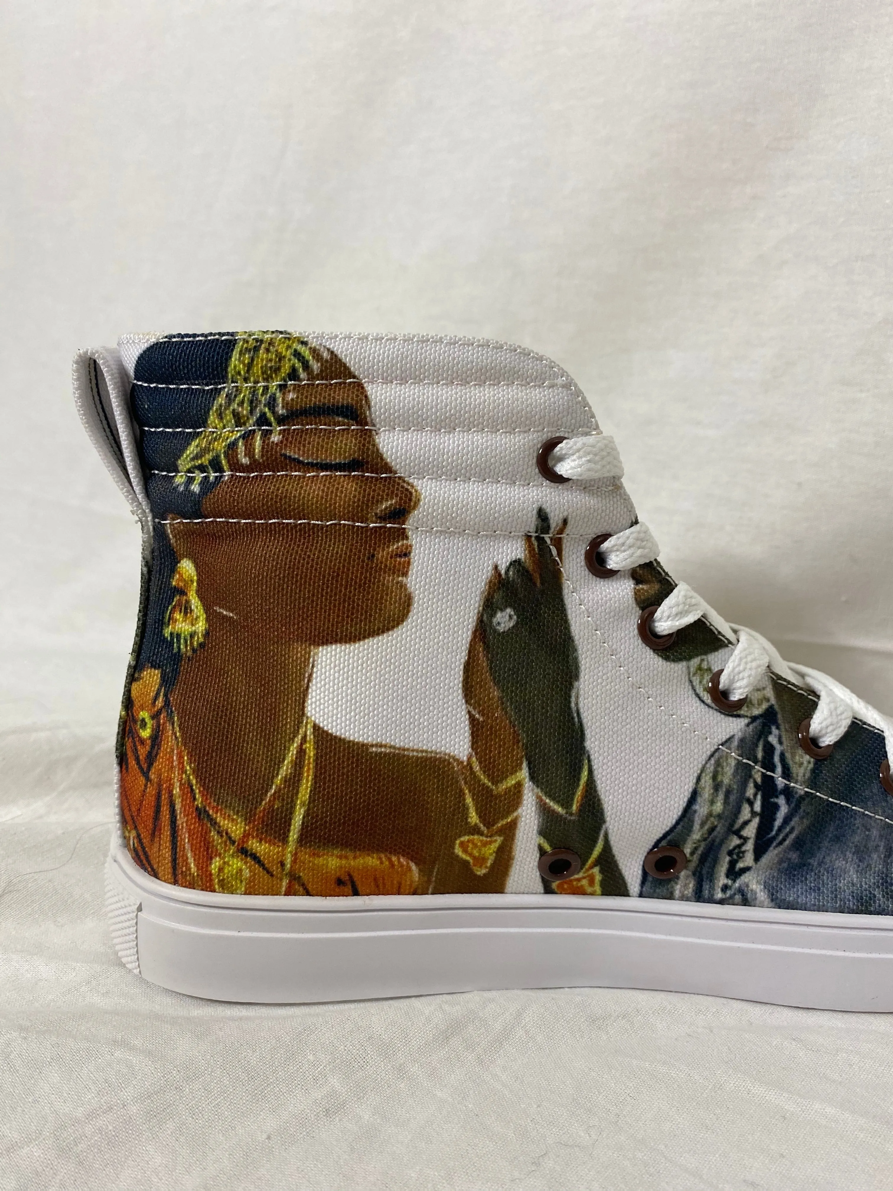 Shades of Melanin High-Top Sneakers