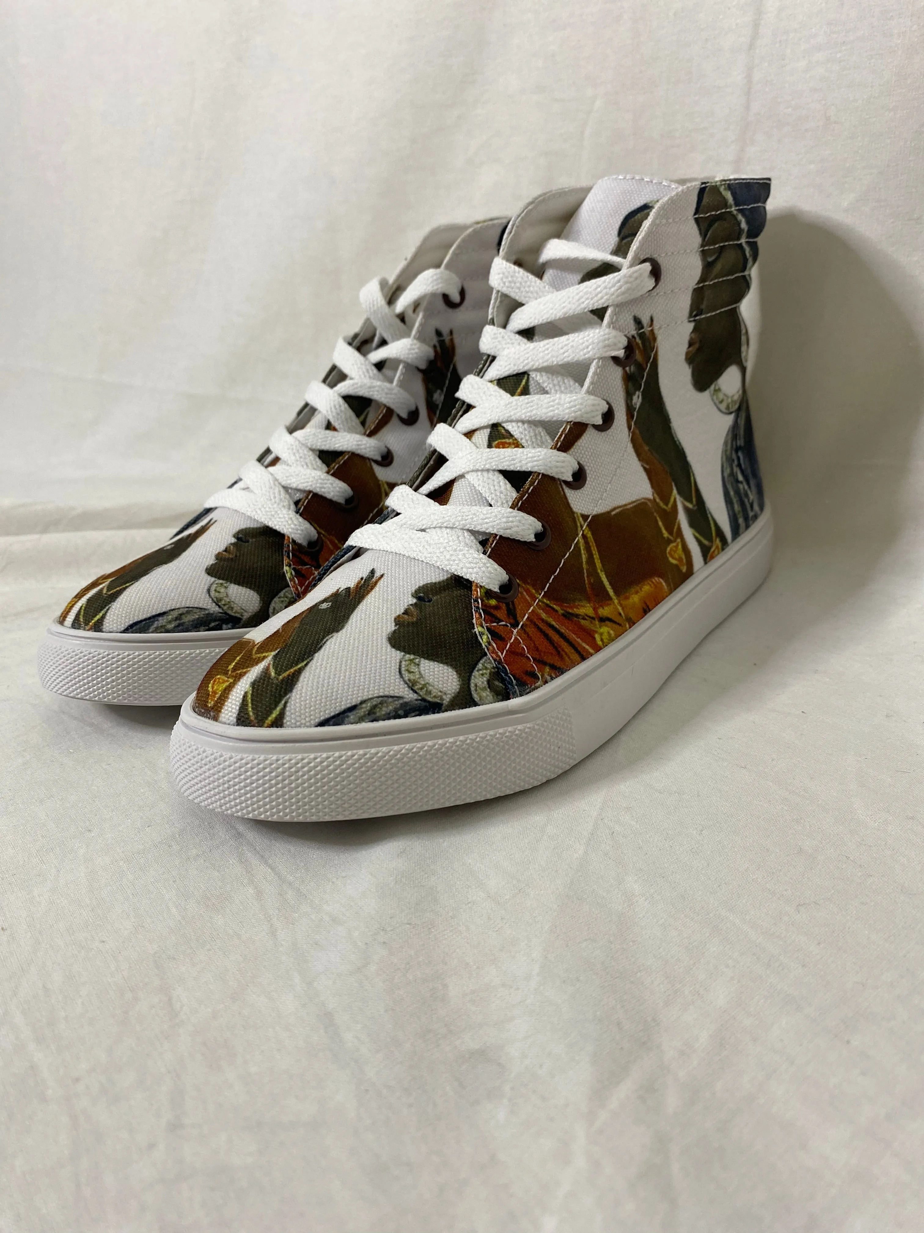 Shades of Melanin High-Top Sneakers