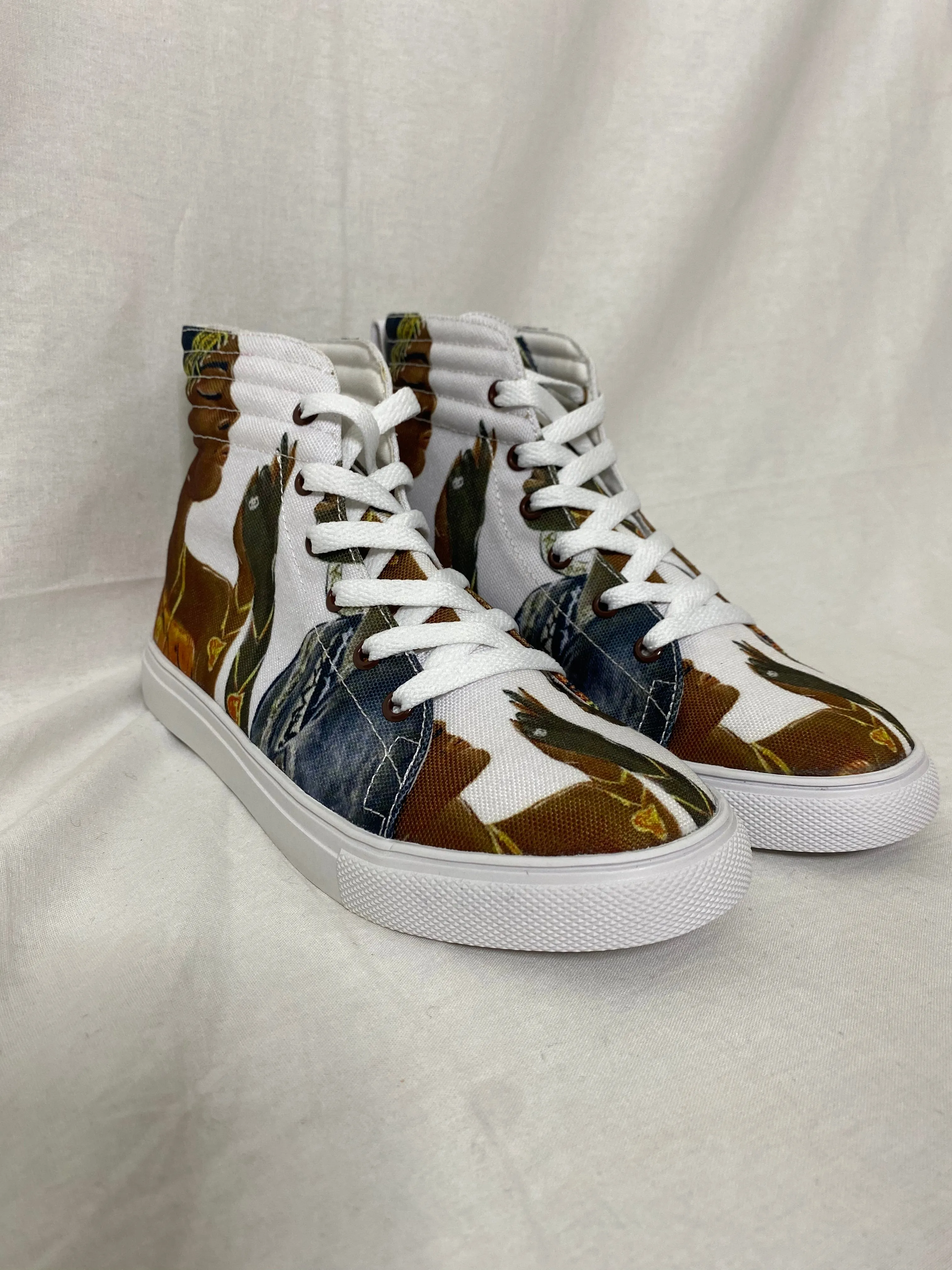 Shades of Melanin High-Top Sneakers