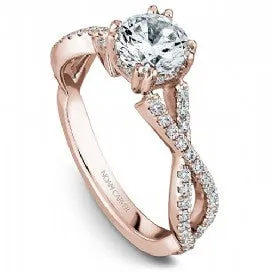 Shared Prong Engagement Ring B004-03RM
