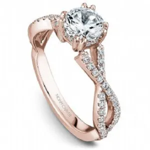Shared Prong Engagement Ring B004-03RM