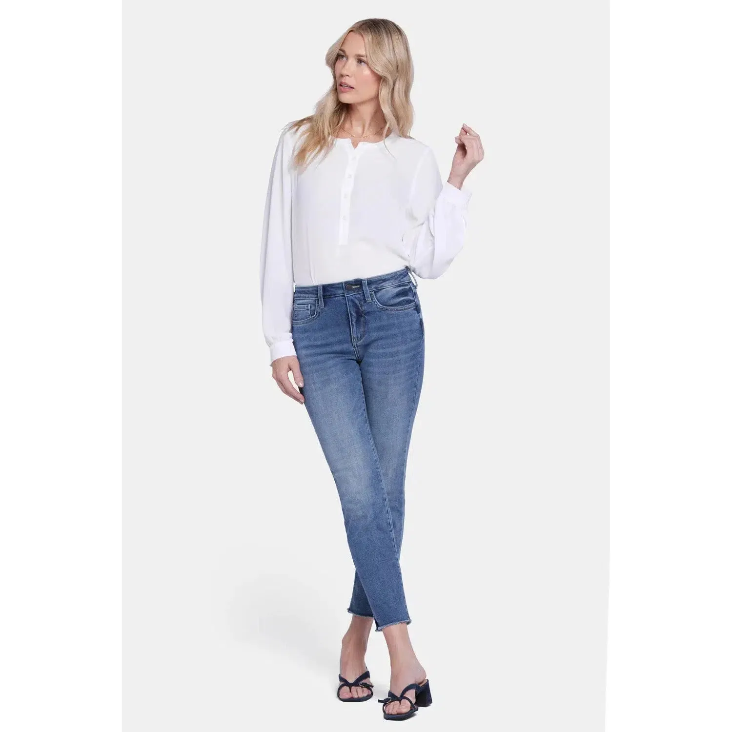 SHERI ANKLE FRAY HEM