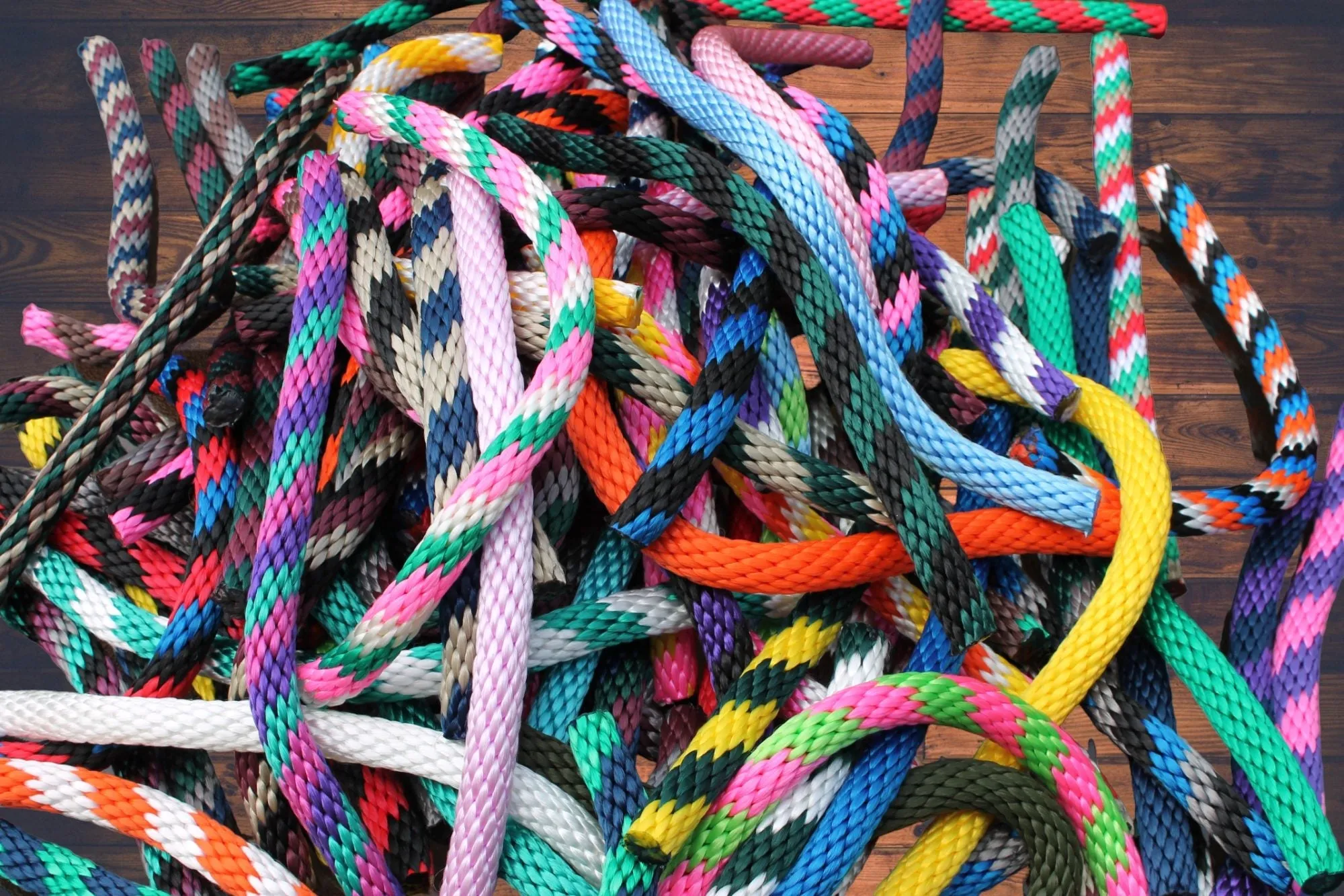 Silver Solid Braided Multifilament Polypropylene Rope