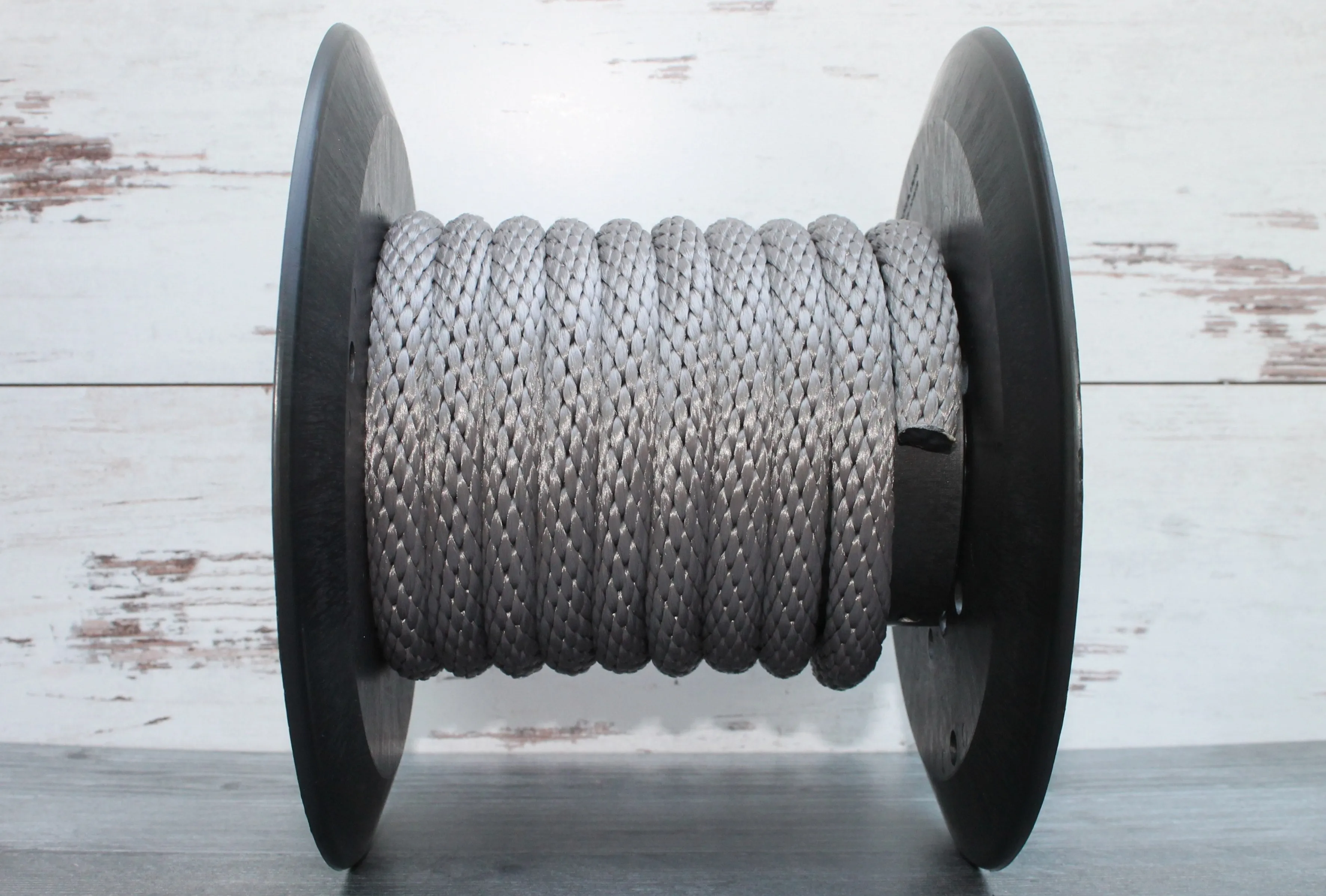 Silver Solid Braided Multifilament Polypropylene Rope
