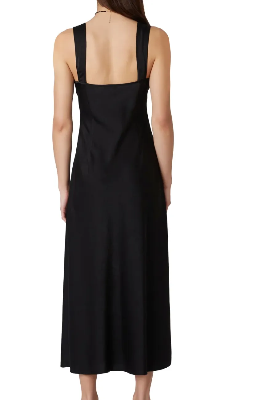 Sleeveless Faux Underwire Maxi Dress