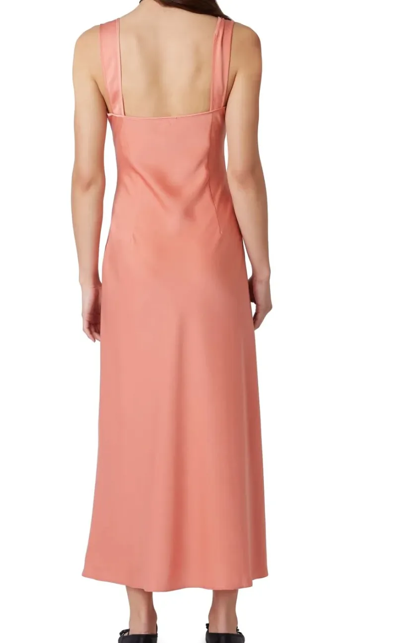 Sleeveless Faux Underwire Maxi Dress