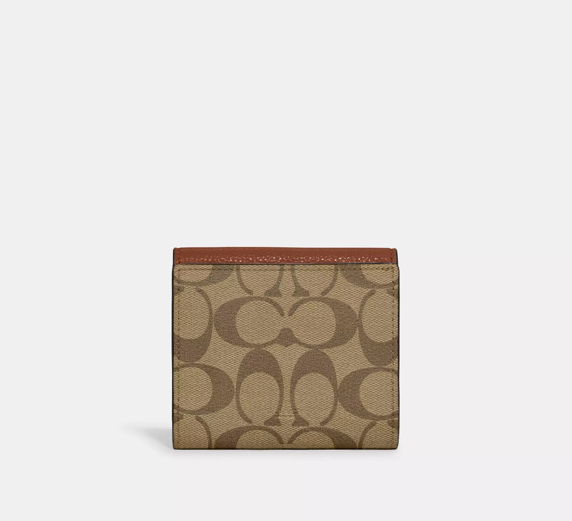 Small Morgan Wallet In Colorblock Signature Canvas