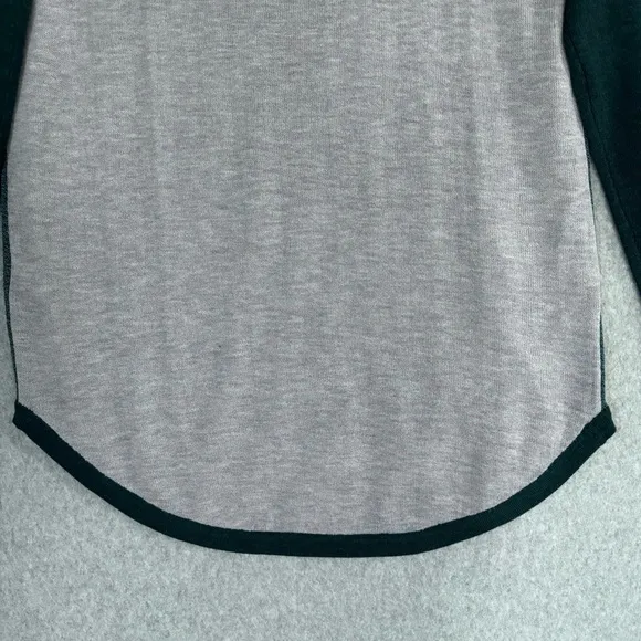 Smartwool Shadow Pine Colorblock Sweater Womens XS Mist Twilight Blue Marled