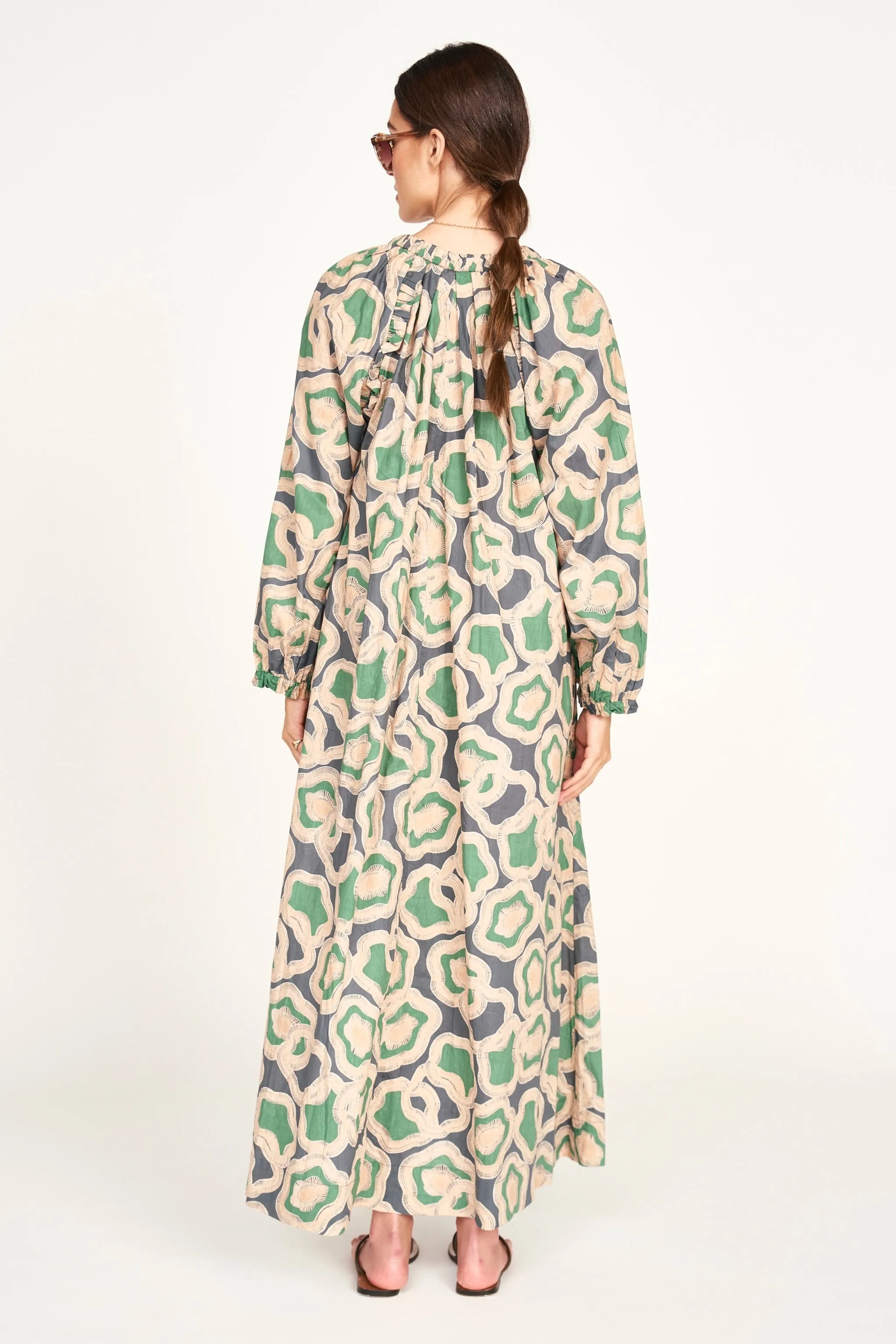 Somerset Dress in Marine Puddles