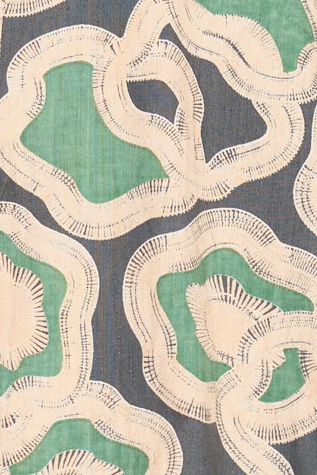 Somerset Dress in Marine Puddles