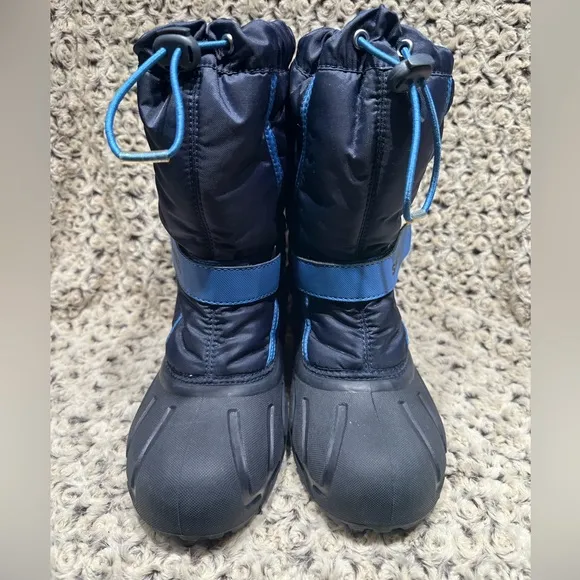 SOREL Brand New Flurry Weather Resistant Snow Boot Collegiate Navy US 5 Youth