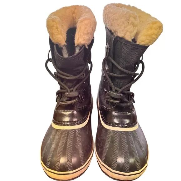 Sorel Carnival Waterproof Winter Women’s Boots w/ Fleece/Felt Lining EUC SIZE 4