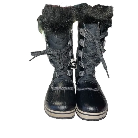 Sorel Joan of Artic Youth Snow Waterproof Boots Size 3
