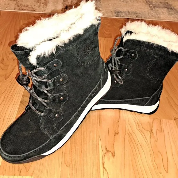 Sorel Youth Whitney II Joan Lace Boot — Waterproof Winter Boots,size 7