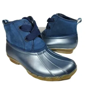 Sperry Authentic Saltwater Duck Boots 2-Eye Navy